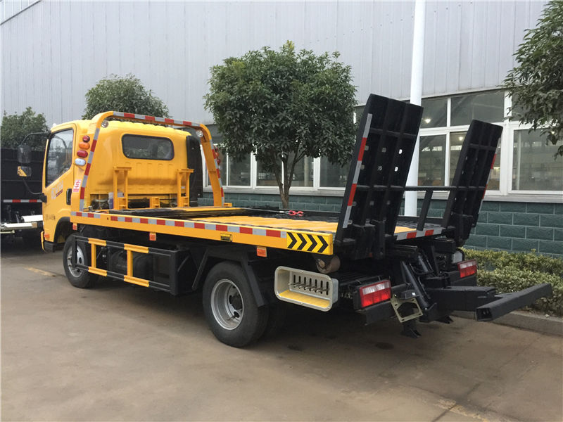 解放虎V蓝牌一托二清障车