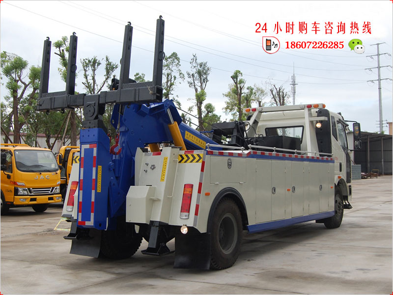 解放J6单桥重型清障车