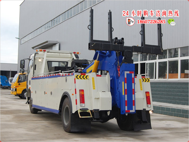 解放J6单桥重型清障车