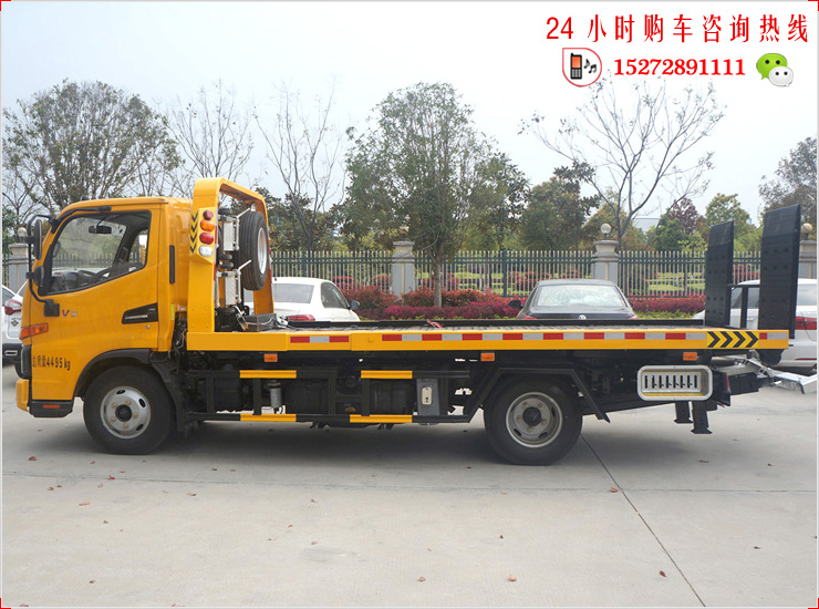 江淮骏铃V5蓝牌清障车