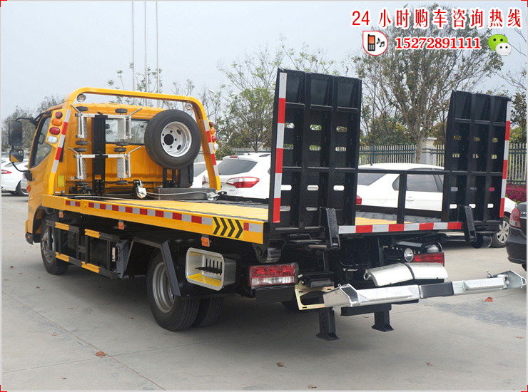 江淮骏铃V5蓝牌清障车