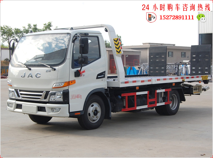 江淮骏铃V5蓝牌清障车
