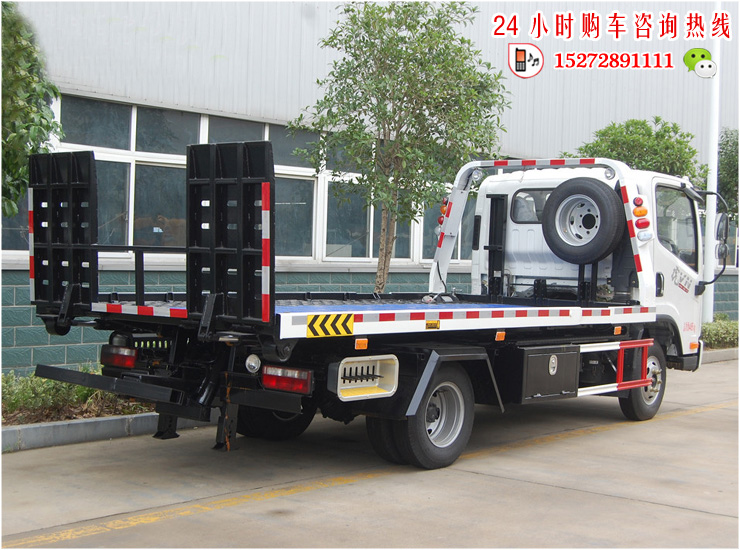 解放虎VN蓝牌加长板清障车