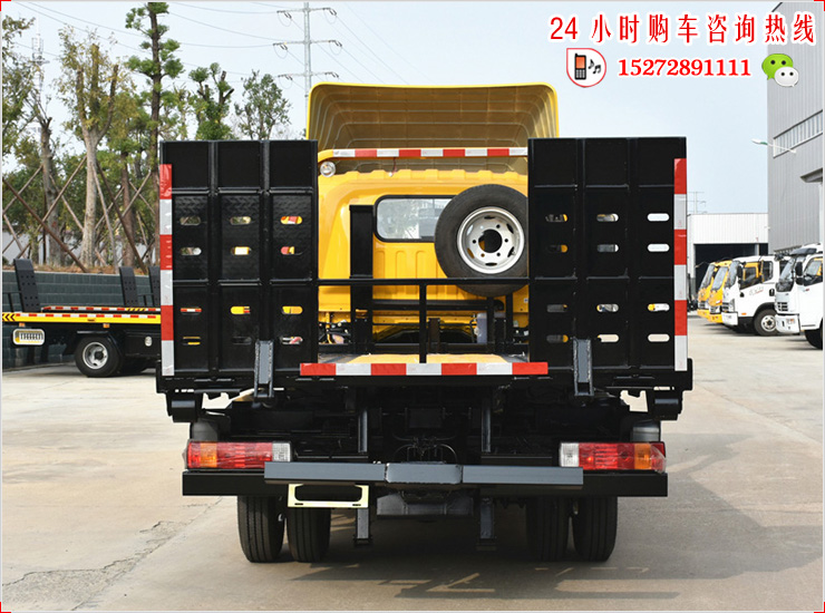 解放J6F蓝牌平板清障车（加长板）