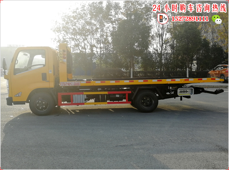 江铃凯运蓝牌平板清障车