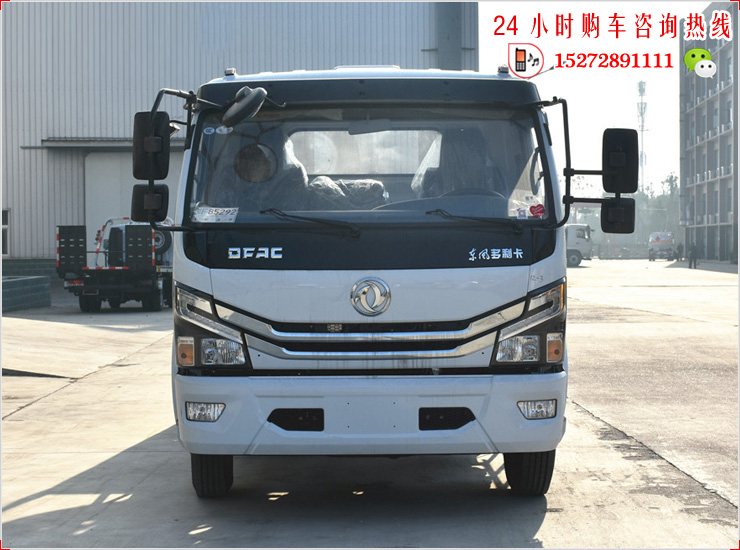 国六东风多利卡黄牌平板清障车