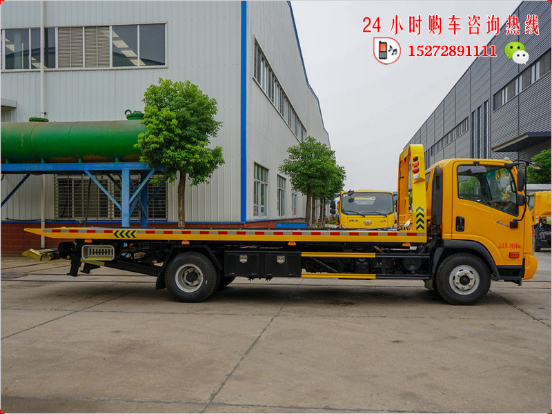 大运奥普力4400轴距平板清障车