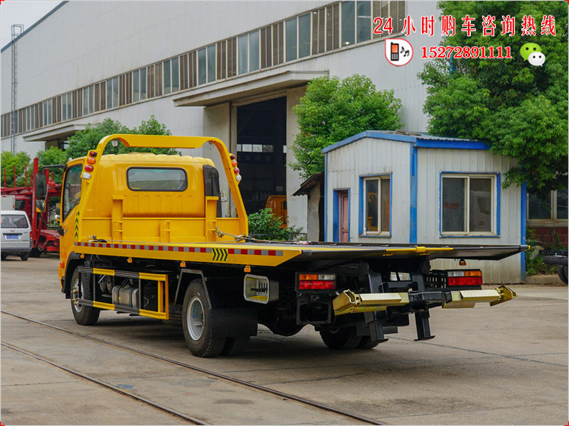 大运奥普力4400轴距平板清障车