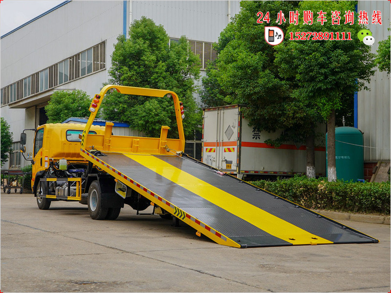 大运奥普力4400轴距平板清障车