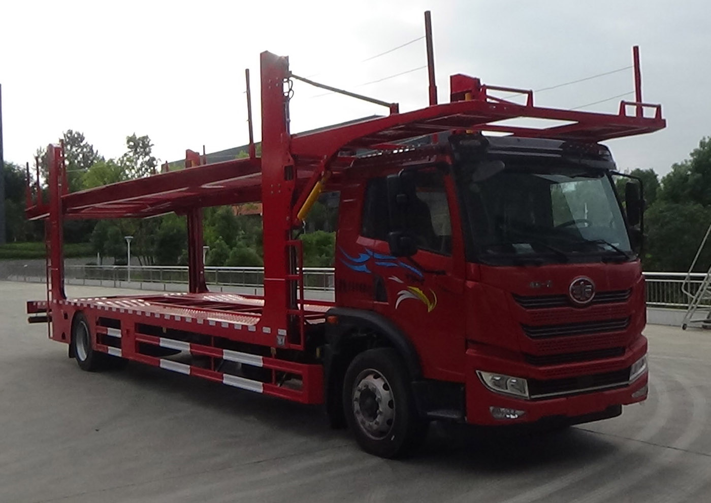程力威CLW5180TCL6DP型车辆运输车